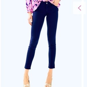 Lilly Pulitzer Worth Skinny Sateen Jean